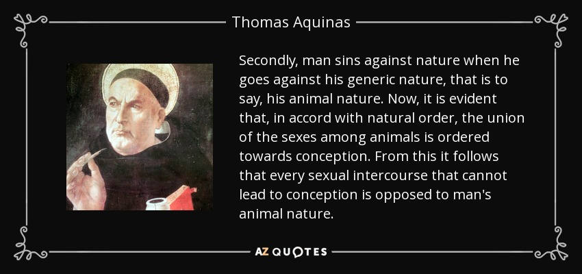 HowSxGotScrewed's tweet photo. DYK #ThomasAquinas (d. 1274) had limitations as a scholar: he taught #BirthControl, #SoloSex, #QueerSex & #bestiality were worse sins than #rape because they can’t make babies—breaking “Natural Law”—the idea that all animals marry! Still doctrine! Blog7 https://t.co/OrRs6A1Dry https://t.co/WEpejUsvO4