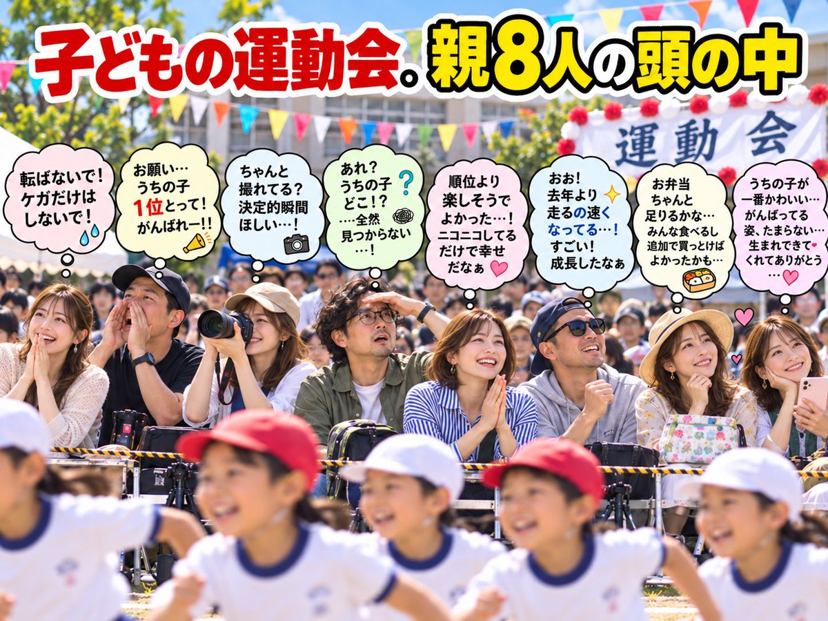 projectmar8's tweet photo. 小学校の運動会の
親の頭の中

そうなん？ https://t.co/mdyJgGCQFk
