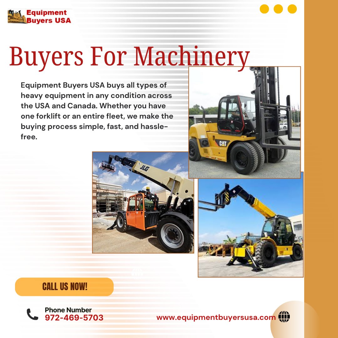 WhoOil's tweet photo. Buyers For Machinery
Sell your equipment fast with Equipment Buyers USA! We buy all types of heavy machinery, including backhoes, backhoes, cranes, and excavators.

#whobuysequipment #ihaveequipmenttosell #whobuysheavyequipment #whobuysconstructionequipment https://t.co/KOyKAo6lyH