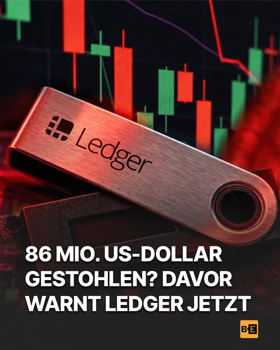 btcecho's tweet photo. 🚨 86 Millionen US-Dollar gestohlen? Ledger warnt seine Nutzer.
Auf X kursieren Berichte über mögliche Krypto-Diebstähle in Millionenhöhe. Ein Onchain-Analyst spricht von über 86 Millionen US-Dollar, die Ledger-Nutzern entwendet worden sein sollen. Bestätigt ist diese Summe bislang nicht.
Ledger selbst untersucht Berichte über Vermögensverluste bei Kunden in Südostasien, die ihre Hardware-Wallet über den Reseller CryptoBillis gekauft haben.
⚠️ Betroffenen Käufern der vergangenen 90 Tage empfiehlt Ledger, noch nicht eingerichtete Geräte vorerst nicht zu aktivieren. Wer sein Gerät bereits eingerichtet hat, sollte einen Umzug auf ein neues Gerät mit neuer Recovery Phrase erwägen.
Gleichzeitig kursieren gefälschte Ledger-Mails, die ein dringendes Sicherheitsupdate verlangen.
Wichtig: Gebt eure Recovery Phrase niemals auf einer Webseite ein oder an angebliche Support-Mitarbeiter weiter.
#Ledger #Bitcoin #Krypto #Phishing #CryptoSecurity