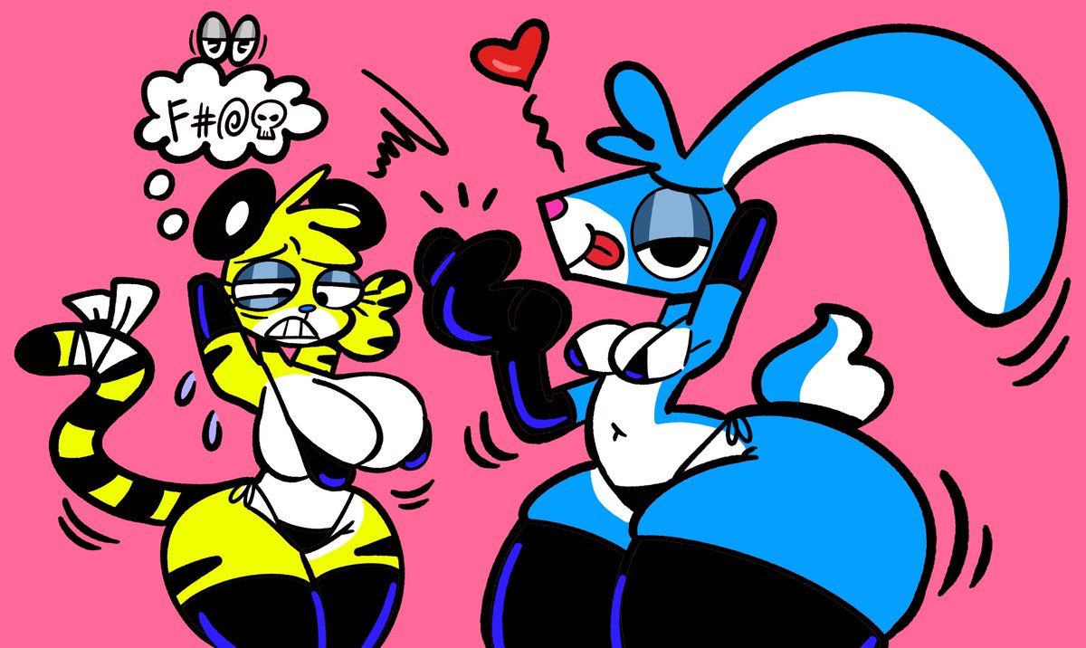 LimeAndRonnie's tweet photo. Do we pull this off or what?  👀  #oc  #furry https://t.co/gBzTEVberB