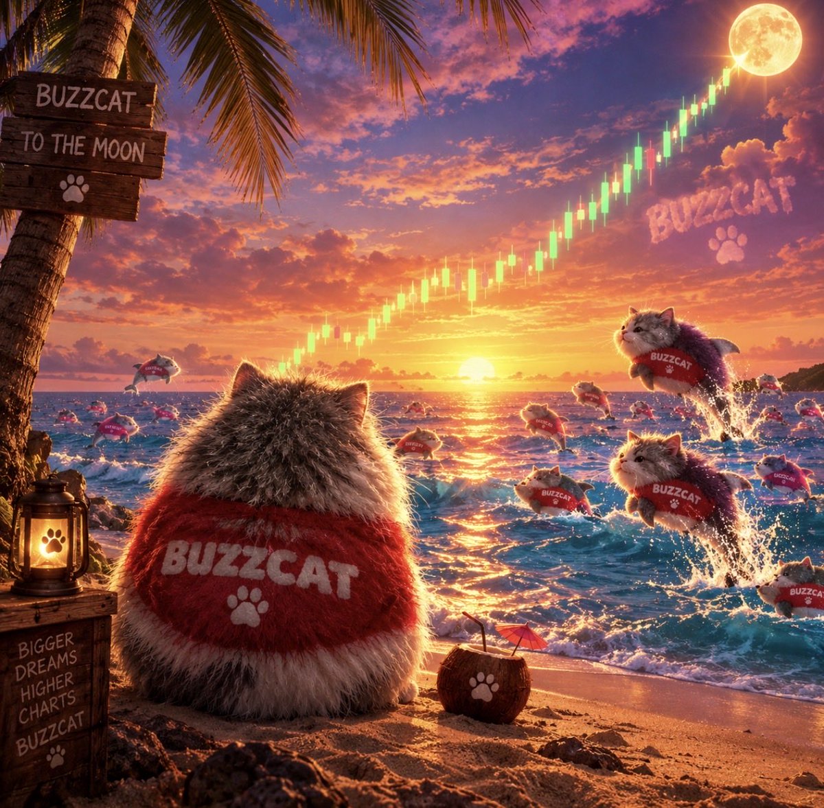 BUZZCATcoin's tweet photo. @0x_Pr0mise $BUZZCAT is the next big thing i guarantee it. https://t.co/bbc5oXhZLl