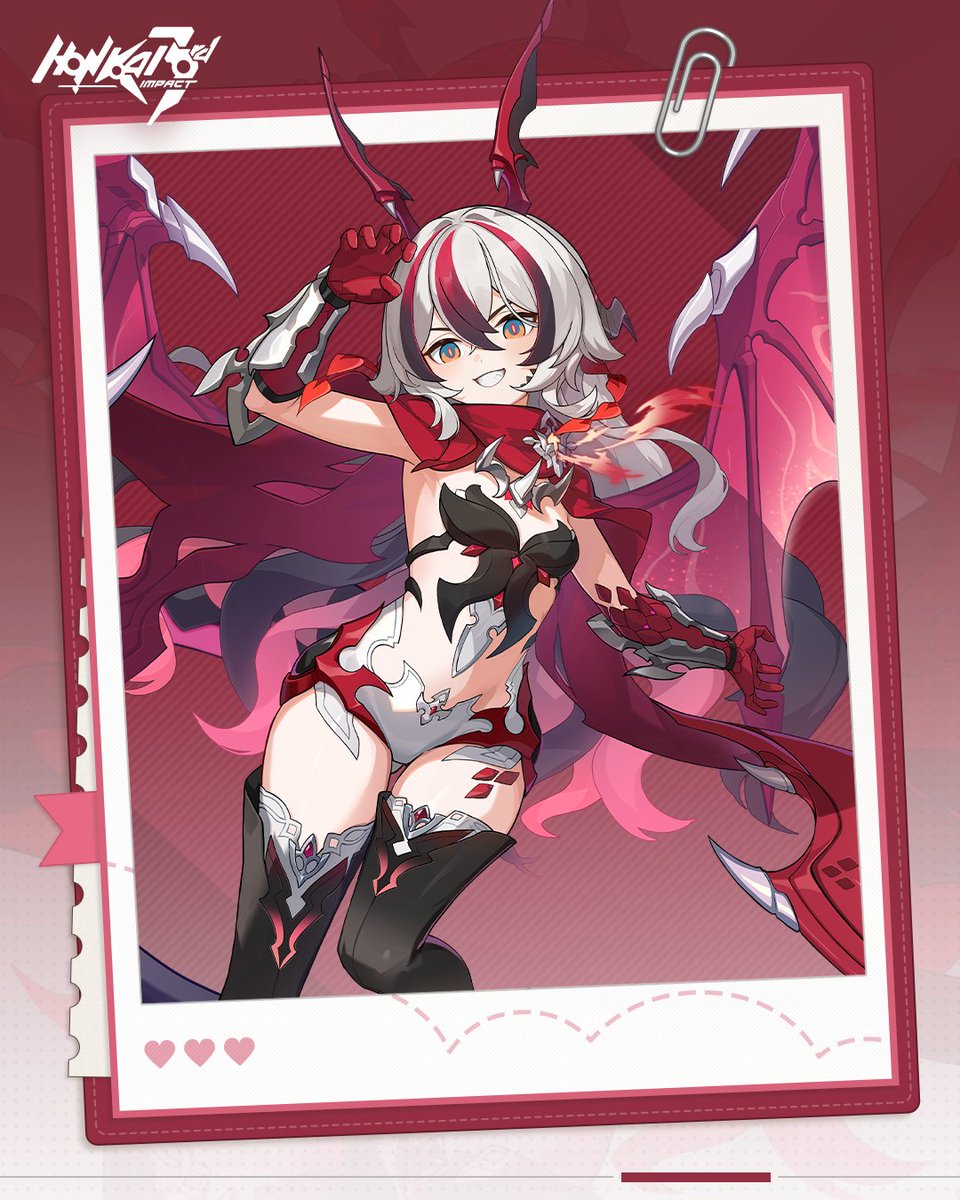 HonkaiImpact3rd's tweet photo. "And thus begins the timeless legend of the ultimate super-villain, Lady Coralie the Evil Dragon!"

📸 Today's Time Album Spotlight: Coralie

💬 Today's Topic:
Which of Coralie's outfits is the cutest?

🎁 Repost and leave a comment for a chance to win a $100 Gift Card, a merch bundle, and more! And don't forget to redeem the 100 Crystals code [TimeAlbum]~

Event Details: https://t.co/a8FzS8E6aX

#HonkaiImpact3rd #TimeAlbum