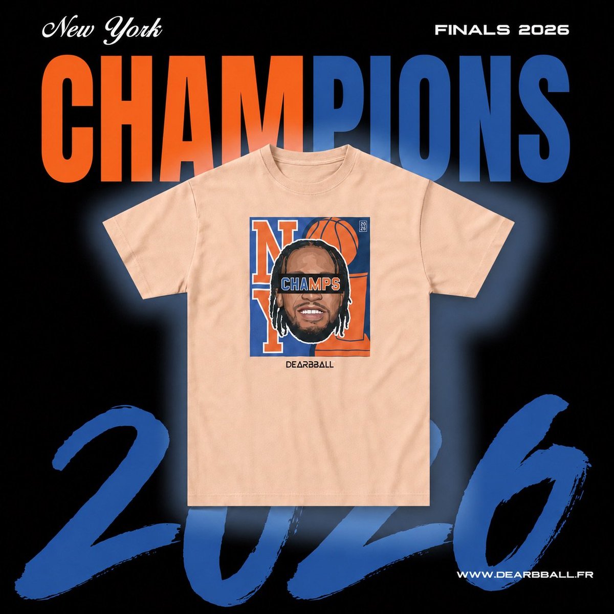 KnicksVerseFr's tweet photo. QUI DIT REPRISE DIT… 
RETOUR DES CONCOURS @dearbball ! 

À 11 jours de l’Opening Night face aux 76ers, tentez de gagner ce superbe tee-shirt ! 

🎯 Pour participer :

🔁 RT ce tweet
✅ Follow @KnicksVerseFr &amp; @dearbball
🎲 TAS le 20/10 ! https://t.co/bS9JPusw9Q