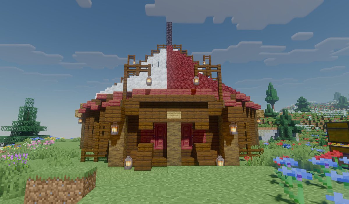 Cl0versrain's tweet photo. @cassidymarryme THE SHADERS ARE SUPER DARK AT NIGHT but it looks good in the light wait here https://t.co/lV1j30PpJU