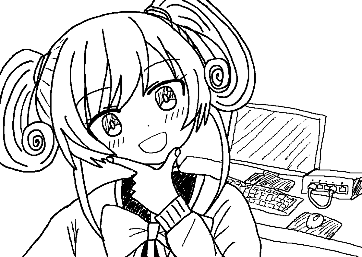 sayasayabeat's tweet photo. セルマがPC周り片付けといたよ https://t.co/jXZrezLjEX