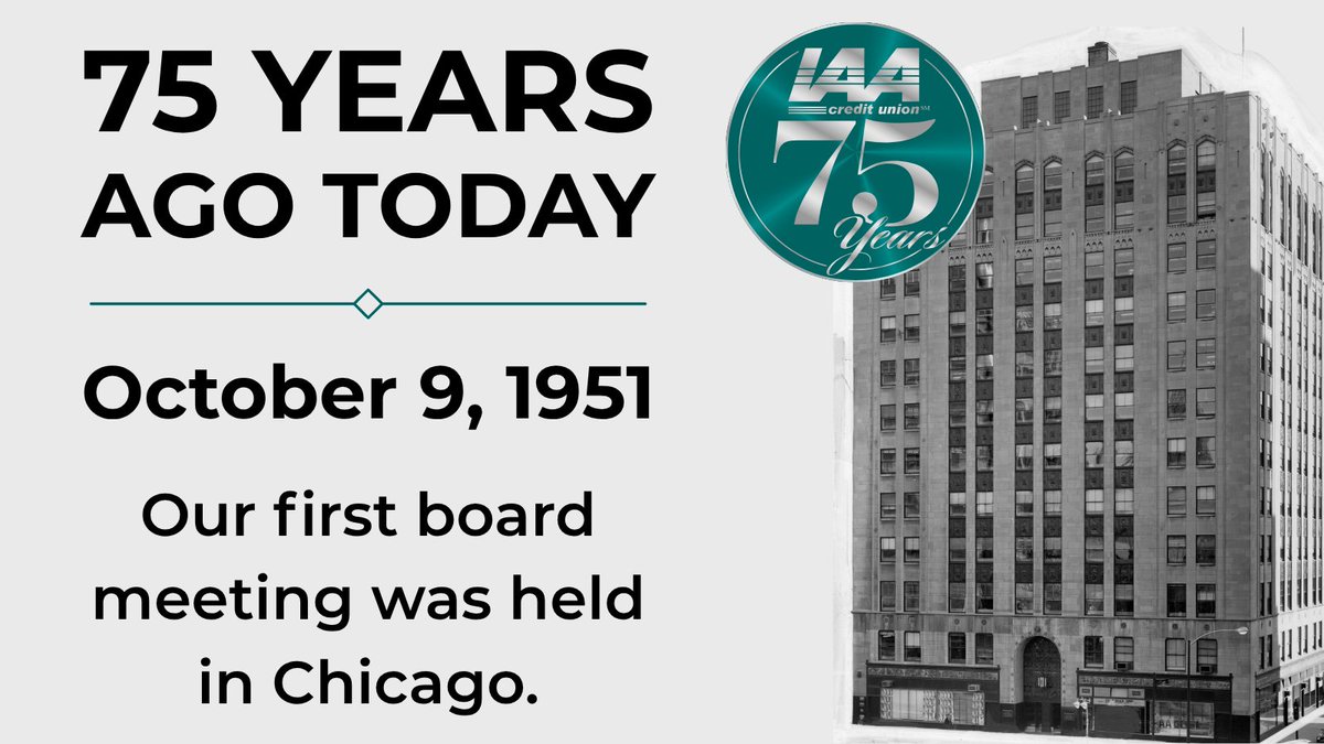 IAACU's tweet photo. On October 9, 1951, our first board meeting took place in Chicago, laying the foundation for generations of service to our members. As we celebrate our 75th anniversary, we're proud to reflect on our history and excited for the future ahead. https://t.co/31ZKqnCft9