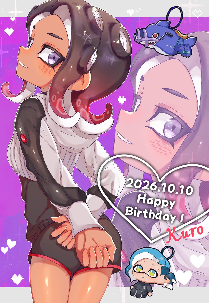 kuku1156's tweet photo. #ゲソのたたき
10月10日はクロの誕生日！！🖤❤️
おめでとう〜！！！ https://t.co/gwryoLoH5q