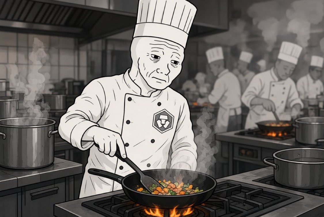 Wojakoncronos's tweet photo. Cooking Dex banner https://t.co/ZT0ppOie1G