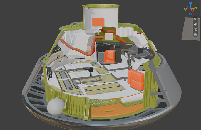 JaredOwen3D's tweet photo. The time has finally come to create a video on the Orion Spacecraft!  (and SLS Rocket) https://t.co/odWlrPkKK1