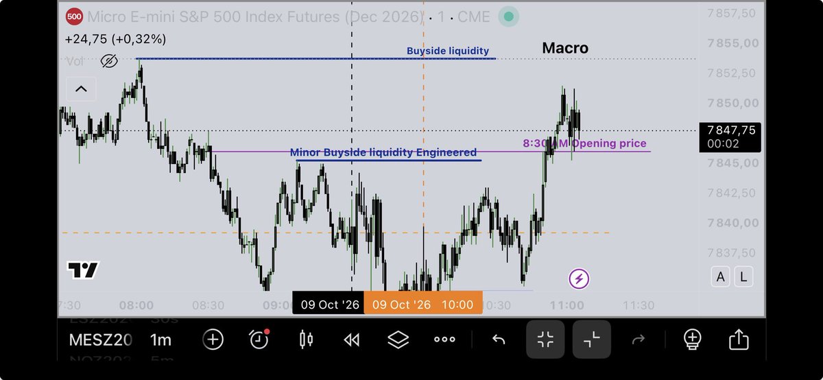 WilsonKenzo's tweet photo. Très belle montée du prix pendant la « last ditch macro » !!! (10:50 - 11:10 AM) 📈

Dommage, j ai préféré sécuriser ma position en raison de la difficulté du marché pour avoir un run on liquidity propre et efficient !😅

Aucun regret ! Mais j avais le bon biais ! 💪

C est bien la preuve qu avoir raison, ne signifie pas gagner de l argent. 
Et inversement ! 😉