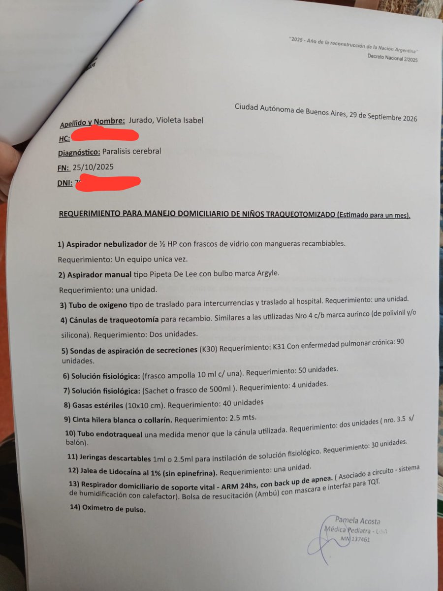 AnyColazo's tweet photo. Violeta permanece hace meses internada en el Garrahan, para salir de alta necesita equipos de oxígeno 1 Bipap
1 Tubo de traslado
1 Oxímetro
1 Aspirador de secreciones  por un importe de $2.500.000 de los cuales llevamos reunidos $468.000 , aún nos falta $2.032.000 si 20.300 personas donan solo $100 podrá irse a casa en internación domiciliaria. Nos ayudas ? ALIAS https://t.co/Fs1xiH303R 
@churreriaeltopo  me ayudas con un rt?