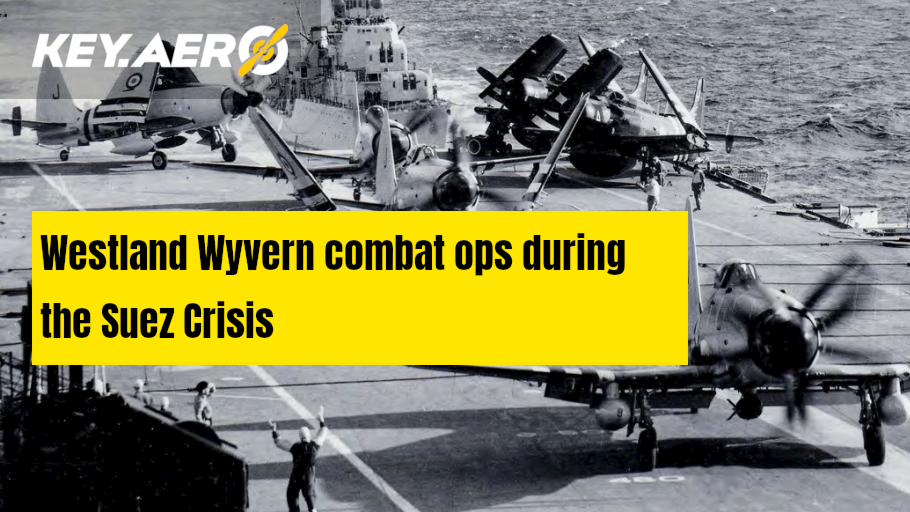 FlyPastMag's tweet photo. The 1956 Suez Crisis gave the Westland Wyvern, the Royal Navy Fleet Air Arm’s rather unusual post-World War Two carrier-based strike fighter, its brief moment of glory – as Andrew Thomas explains https://t.co/jKOsvA7osd

Image credit: Via V Flintham

#suezcrisis #westlandwyvern https://t.co/S44McjQcnU