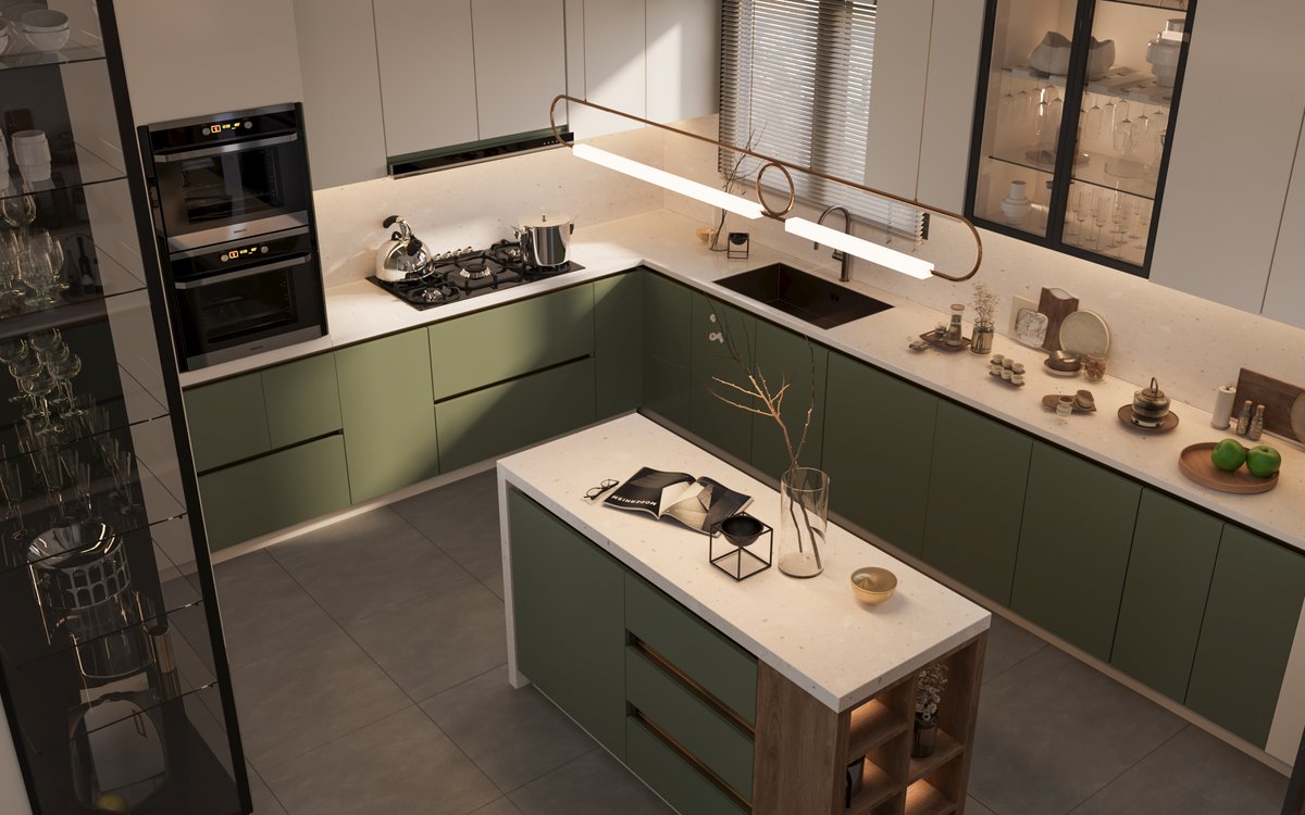 nadoda81's tweet photo. New modern kitchen render. ✨ 
Focused on clean lines and natural lighting.
Designed and rendered with 3ds Max &amp; Corona. 💖
#ArchViz #3DVisualization #InteriorArchitecture #CoronaRenderer #3dsMax #LightingDesign #Photorealism #KitchenDesign #Rendering #CGArtist See less https://t.co/k2UHhL9H1v