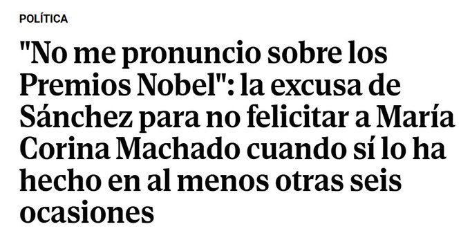 TemplarExtrem's tweet photo. @sanchezcastejon @NobelPrize Menudo Hipócrita y psicópata estás hecho. https://t.co/hfl9a1luZU