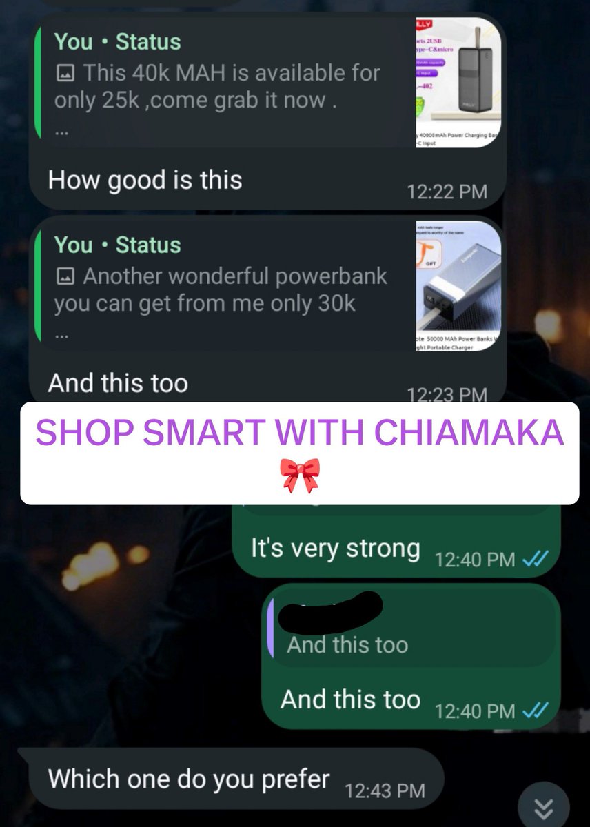 ChiamakaNwaoha3's tweet photo. Sealed this deal with my client , SHOP SMART WITH CHIAMAKA 🎀 to enjoy an amazing shopping experience.
SHOP SMART WITH CHIAMAKA 🎀 is always ready to serve you . https://t.co/tSt7zdViXG