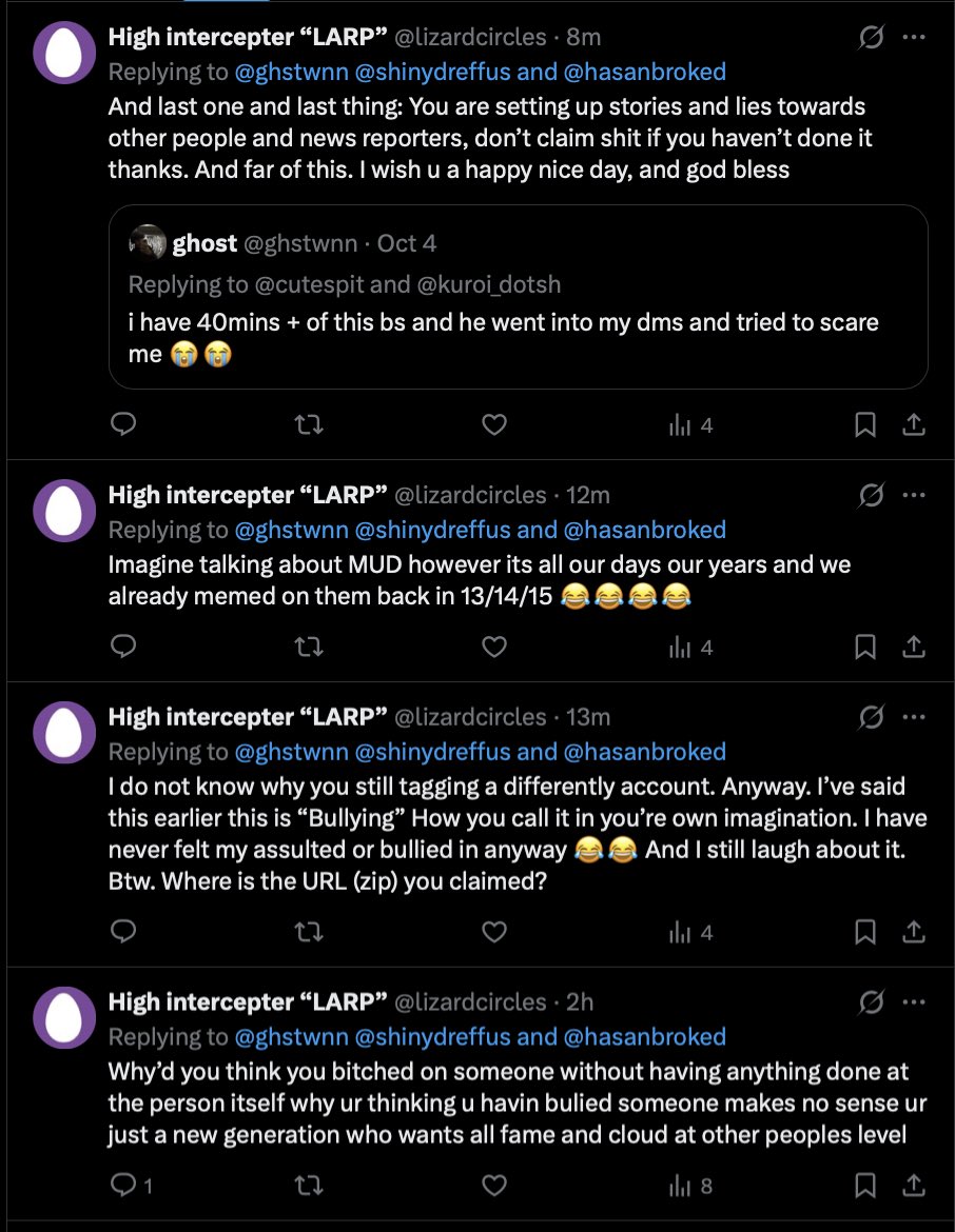 ghstwnn's tweet photo. @lizardcircles @insidedarknet yo we get that ur a fan 😭😭✌️ https://t.co/ZEOd1za49k
