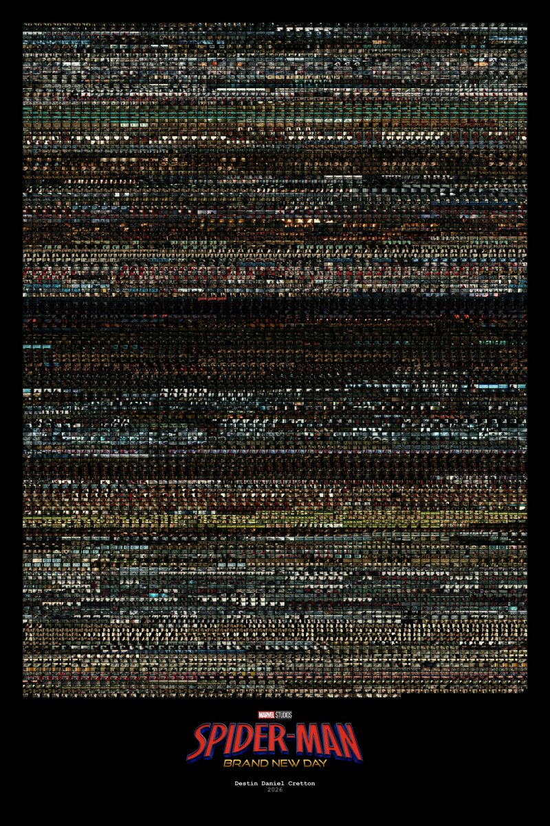 madebyframes's tweet photo. Spider-Man: Brand New Day

Destin Daniel Cretton • 2026 https://t.co/G1NCSW2A0c