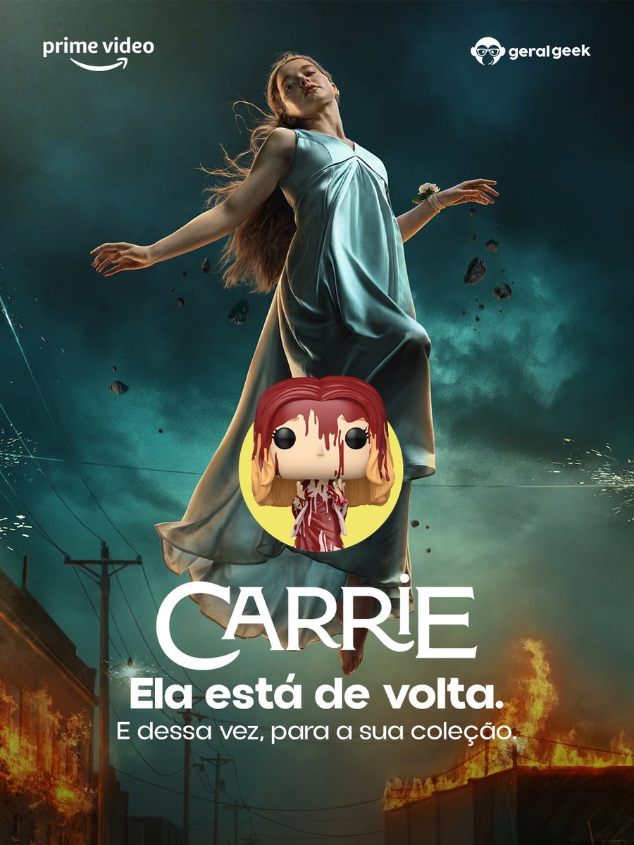 geral_geek's tweet photo. 🩸 Carrie está de volta, e pronta para entrar na sua coleção!

E para quem é fã dessa história icônica, o Funko Pop da Carrie é aquele item que não pode faltar na prateleira. 🖤

🔪 Garanta a sua na GG e prepare-se para sentir o poder dela de perto!

🔗 https://t.co/7R0icxOALx https://t.co/sOcArsM8eY
