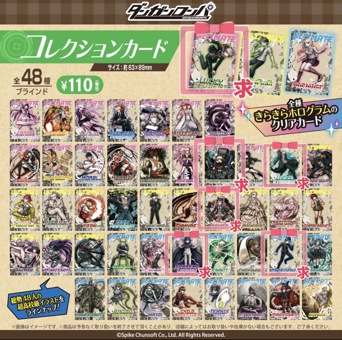 1018kar12's tweet photo. 【交換】ダンガンロンパ 100均 ダイソー カード 缶バッジ フィギュア じとっと

譲)写真の品

求)画像2~4枚目の品 各1

郵送交換のみ。
狛枝は単品交換❌､同種千秋との交換のみ又はお品物の内容によって異種交換可能です｡
大変難しいかと思いますがお気軽にお声掛けください｡ https://t.co/79gQ4SFr35