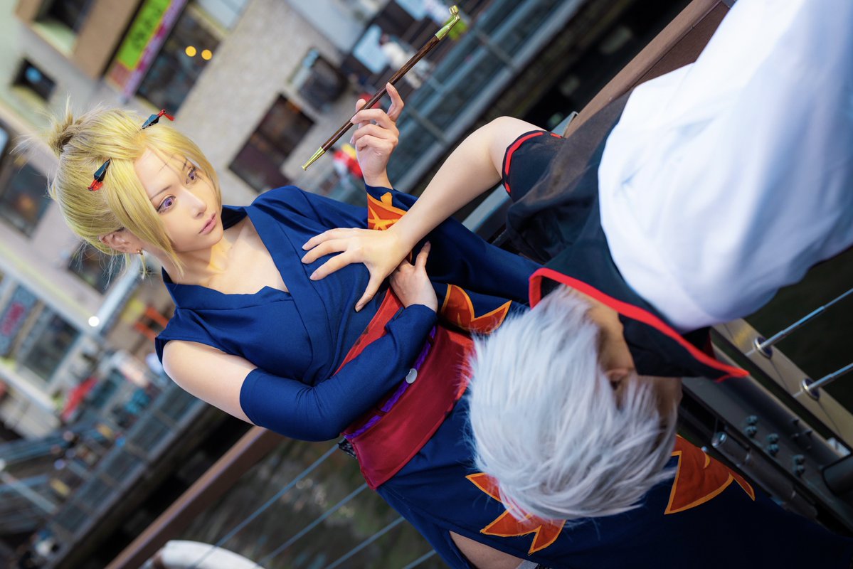 LunA_DM2's tweet photo. 誕生日おめで。。。　

とうっっっ！！💢💢💢

cosplay
銀魂 / 月詠
#坂田銀時誕生祭2026 https://t.co/bRXnMeSmi5