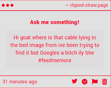 CHBVBAC's tweet photo. "Hı goat where is that cable lying in the bed image from ive been trying to find it but Googles a bitch ily btw #feedmemore" -> its from Soldier X!! it's a pretty decent read as well
https://t.co/ttCN24Blr8 https://t.co/WVjQuA7FXx