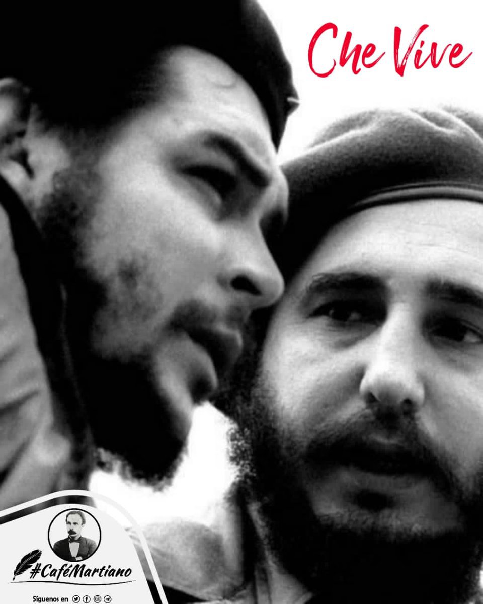 JHGcasanova's tweet photo. Fidel «Si queremos un modelo de hombre, un modelo de hombre que no pertenece a este tiempo, un modelo de hombre que pertenece al futuro...ese modelo es el Che»
#CheVive #LatirAvileño #SinPerderUnDía @DiazCanelB @DrRobertoMOjeda @PartidoPCC @AlfreMene37409 https://t.co/EQPemQivHo
