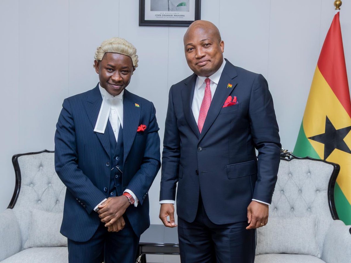 S_OkudzetoAblak's tweet photo. Congratulations to my ever loyal and diligent protégé, Kofi Abotsi Esq.

May I equally duly convey well-deserved congratulations to my honourable colleagues in public service: Hon. Samuel Nartey George, Hon. Emmanuel Armah-Kofi Buah, Hon. Davis Ansah Opoku, Hon. Phillis Naa Koryoo Okunor, Hon. Seth Kwame Acheampong, Hon. Nana Ama Dokua Asiamah-Adjei, and indeed all distinguished lawyers called to the bar today. 

Best wishes for an accomplished legal career.