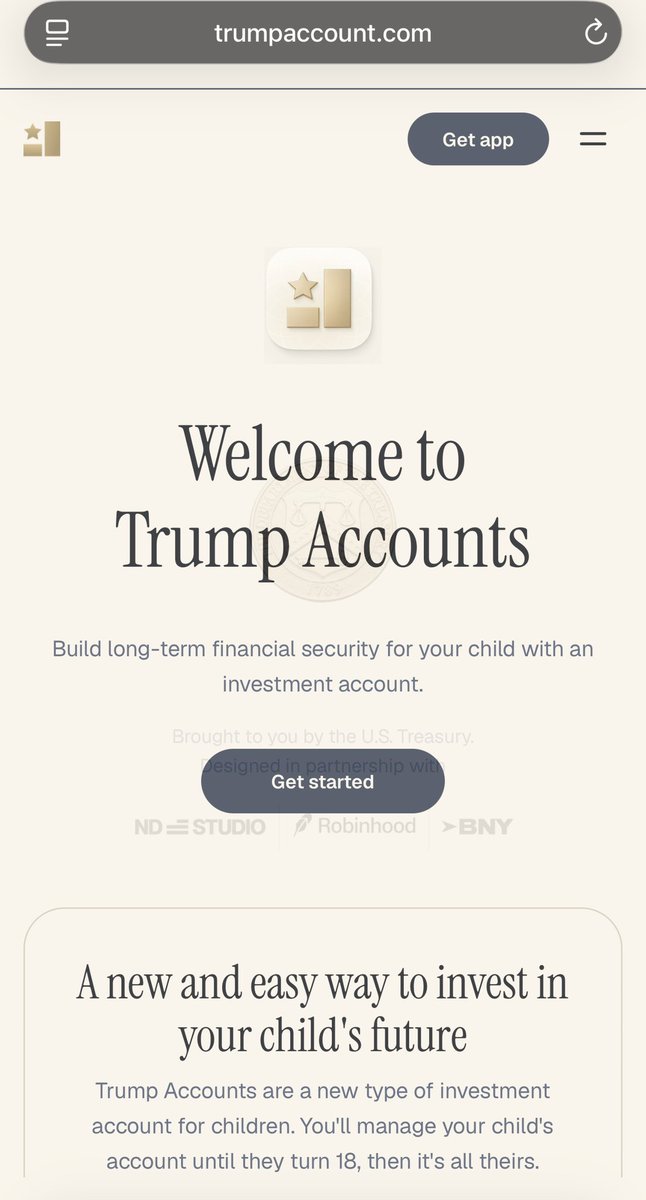 digiphile's tweet photo. Every new government website should be on a .gov top level domain in 2026. The benefits are clear. It’s free: 
https://t.co/nVsiWJNAnc
Yet the @whitehouse’s new website for the parents of ~70 million Americans to manage new investment accounts is a .com:
https://t.co/RYvHr4nA8P https://t.co/v5oUGUsgBv