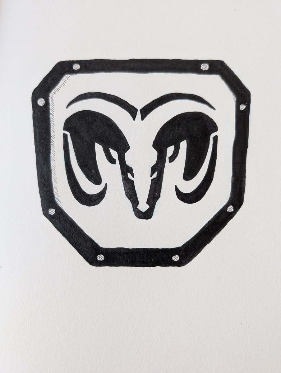 Rhidx_'s tweet photo. 09. Ram #inktober #inktober2026 https://t.co/Gt6Cp7Fsws