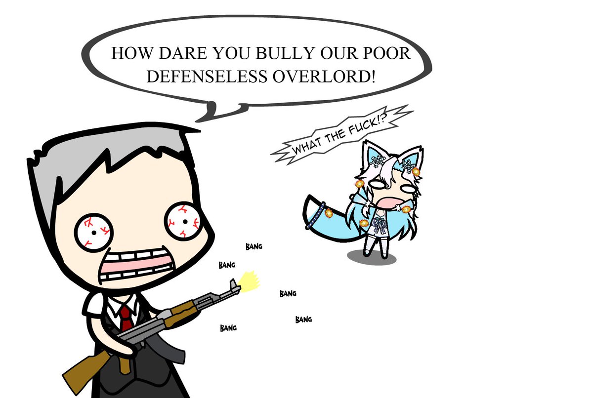AvantSolace's tweet photo. I don't subscribe to "shadow government" conspiracy theories. But boy howdy these people make it *way too easy* sometimes. Lighting up an innocent fox for making a bit of absurdist humor is not something normal people do.
#SmugAlanArt https://t.co/3cf2oyRcNb
