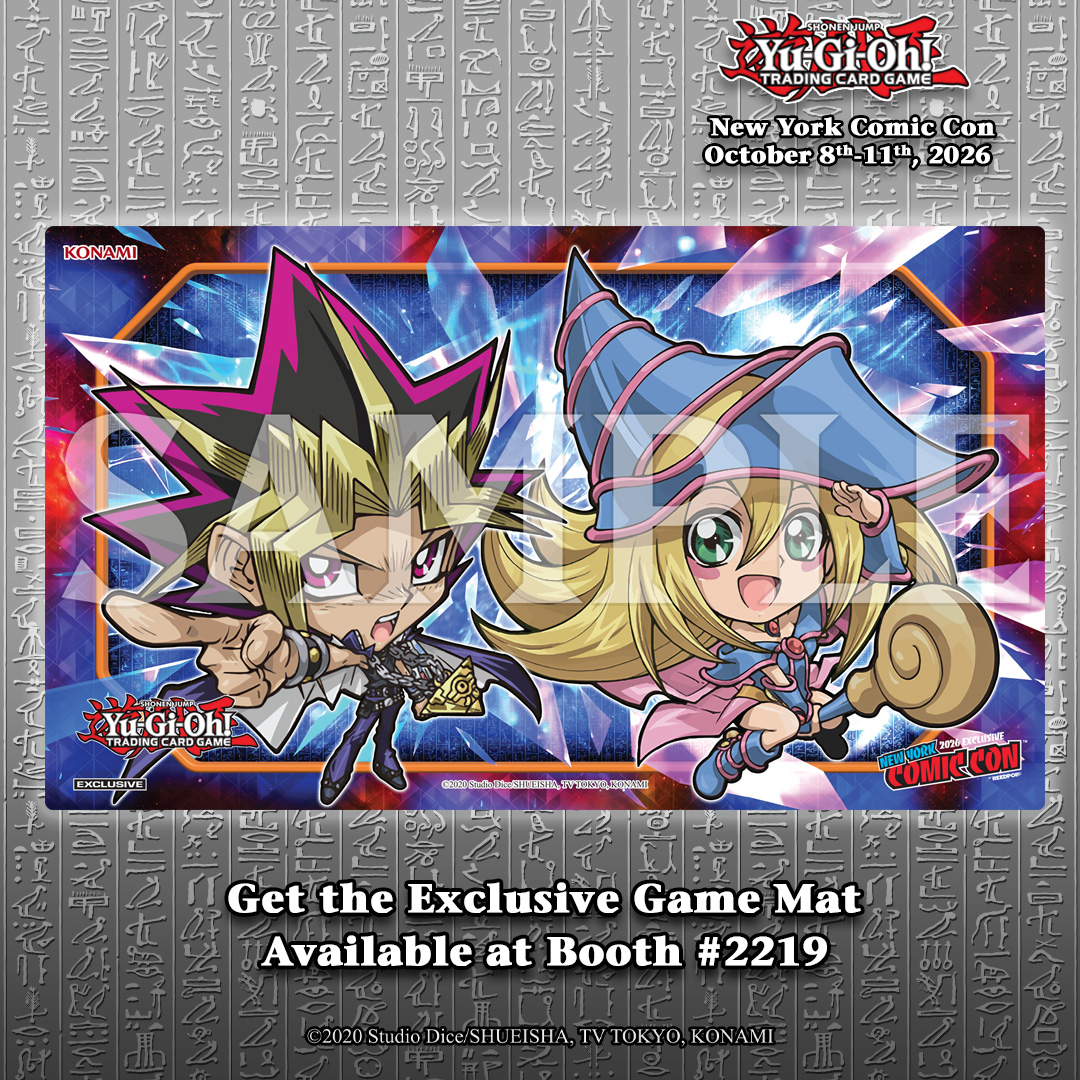 Yu-Gi-Oh! TCG 2026 NYCC 限定遊戲墊於 KONAMI 攤位開賣