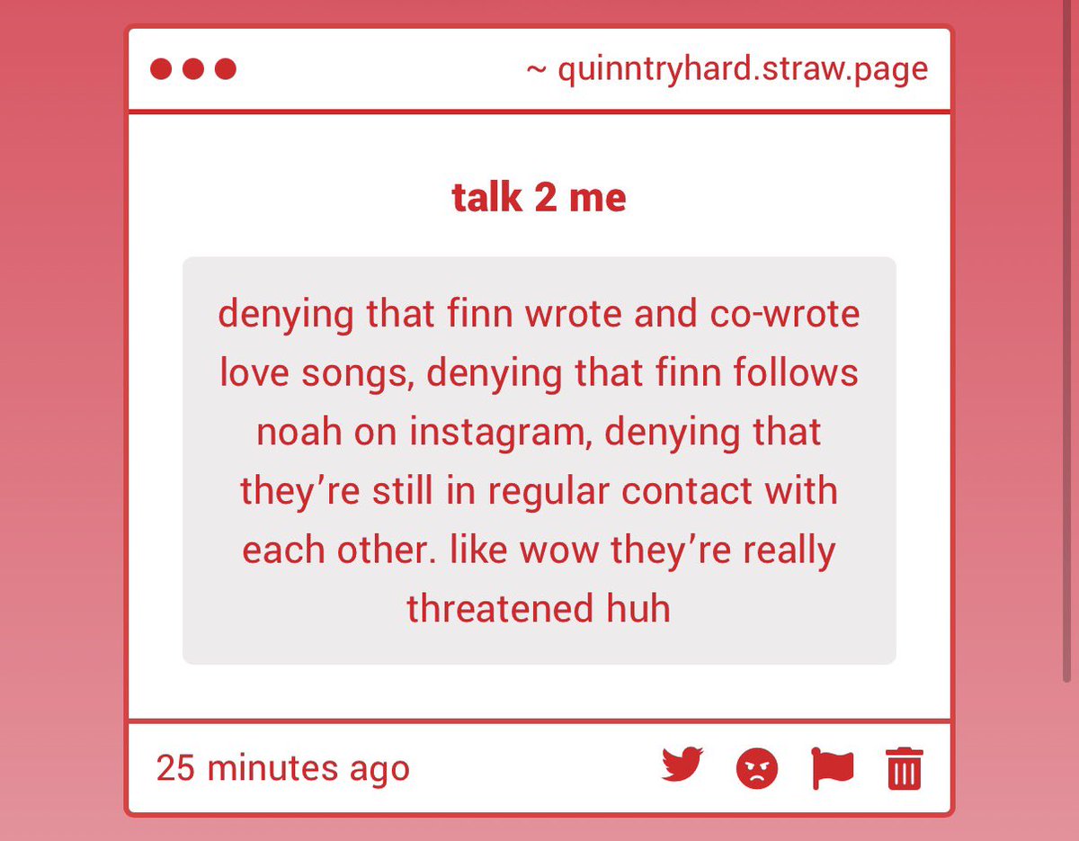 foahsynthesis's tweet photo. they're just reactionary. I genuinely don't have a problem with people who don't believe they're together or don't want to speculate at all, just amused at how they spin things to avoid the most obvious explanation https://t.co/sSkgUQXfiK