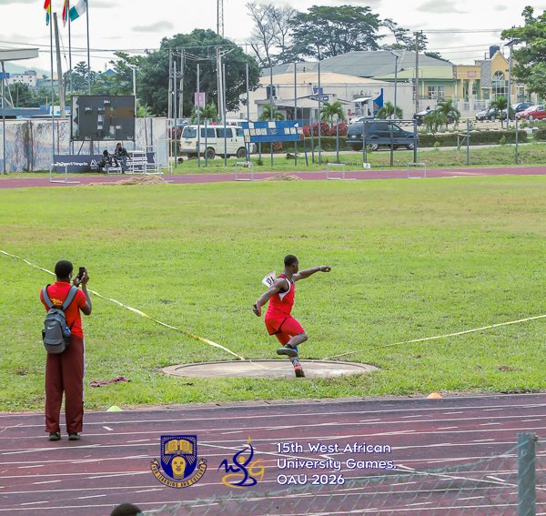 waug_26's tweet photo. Spin. Speed. Send It! 🌀
The disc flew like a missile today!🥶

Men discus throwers throw with power and precision at the ongoing 15th WAUG OAU, Ile-Ife🥳💪🏽❤️✨.

When strength meets technique, records tremble💯

#OAUWAUG2026 https://t.co/4ogQ5Bq2gD