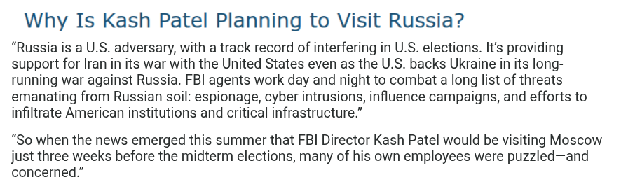 Whore_Pit_Viper's tweet photo. #KashPatel #Russia #Moscow
https://t.co/RxlExe9qG4 https://t.co/y3PLU7Iviq
