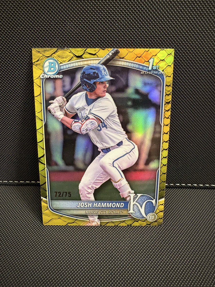 ReidMahomesSzn's tweet photo. 🚨 Josh Hammond Reptilian /75 🚨

$30

$1.50 PWE / $6 BMWT
#KCGoatSale https://t.co/x7SJEfKKzu
