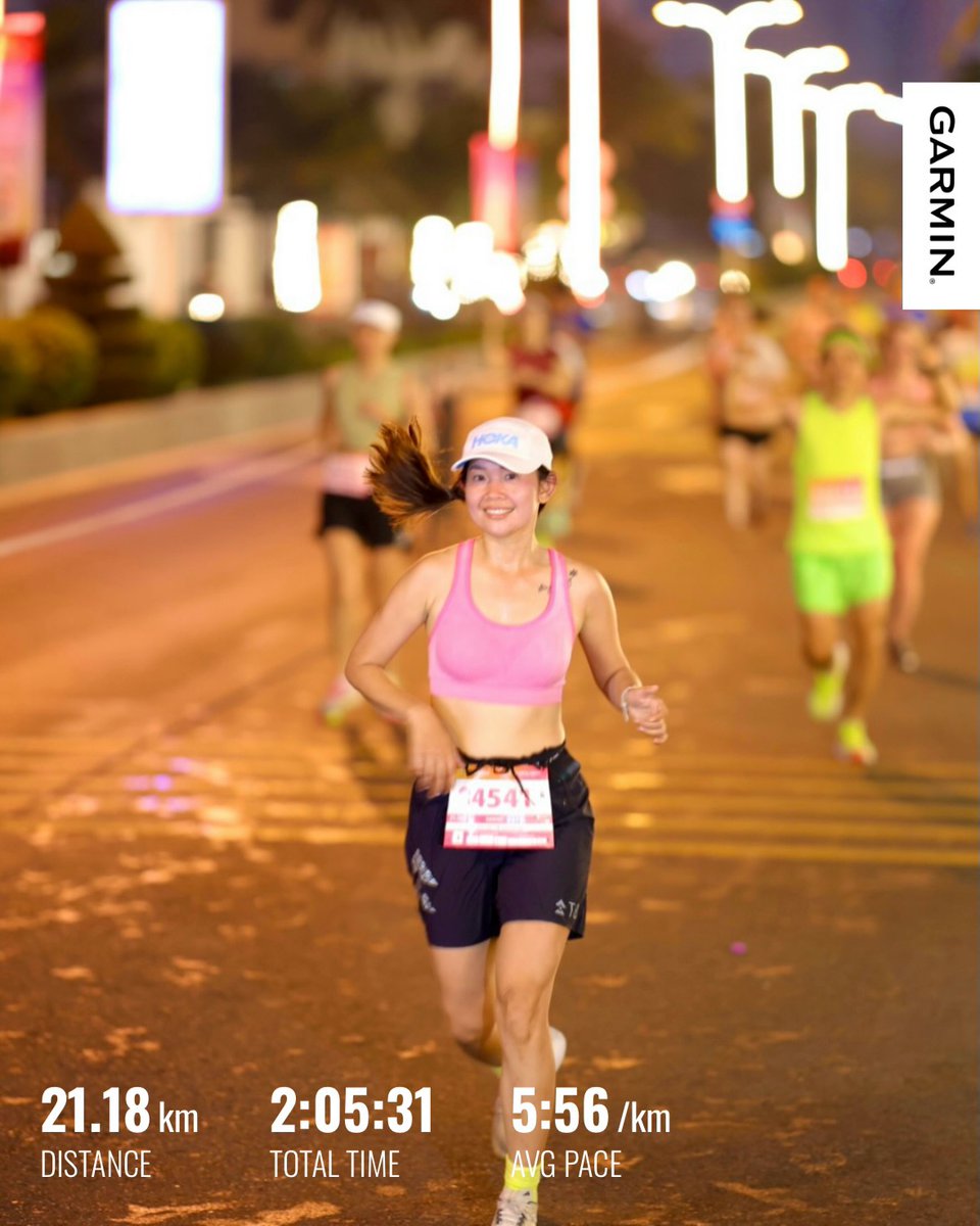 nataciele's tweet photo. HM TPM 2026, just for fun. No marathon training at all. https://t.co/pawiKuJFK3