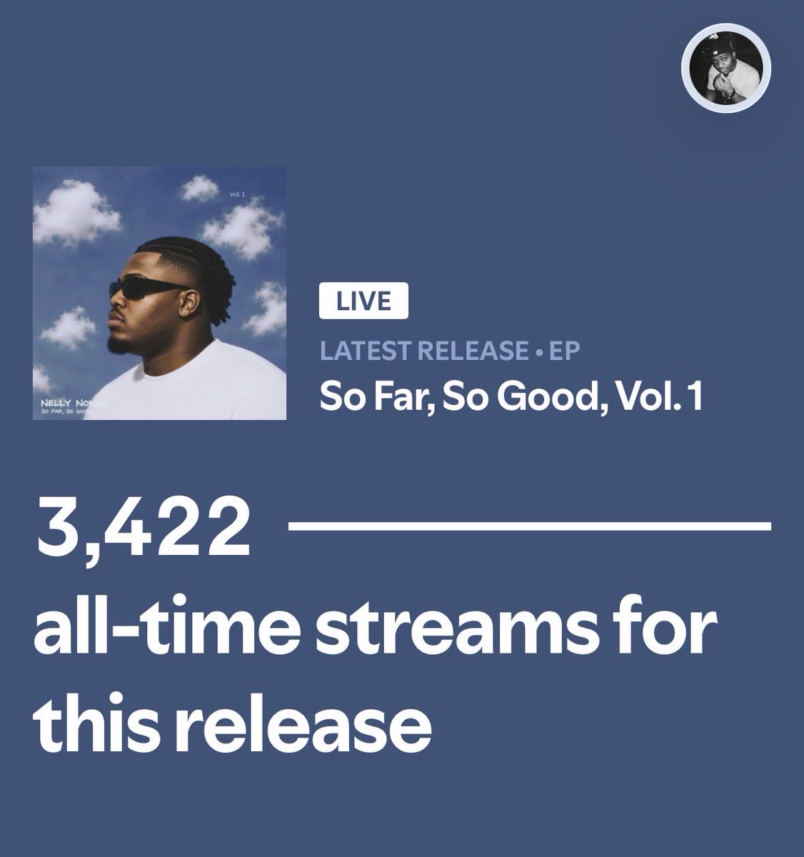 iamnellynonso's tweet photo. My First Project Is OUT NOW!
So Far, So Good Vol. 1!❤️ https://t.co/d290wBseYn