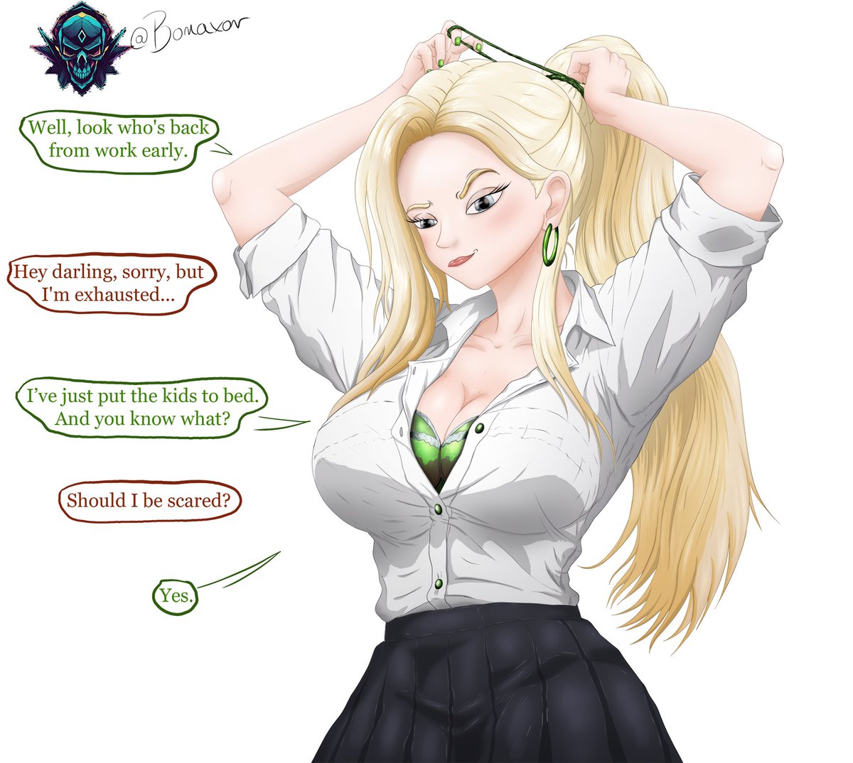 Bonaxor's tweet photo. @goodaying Or when she is feeling... well... you know. https://t.co/iNumsMaea4