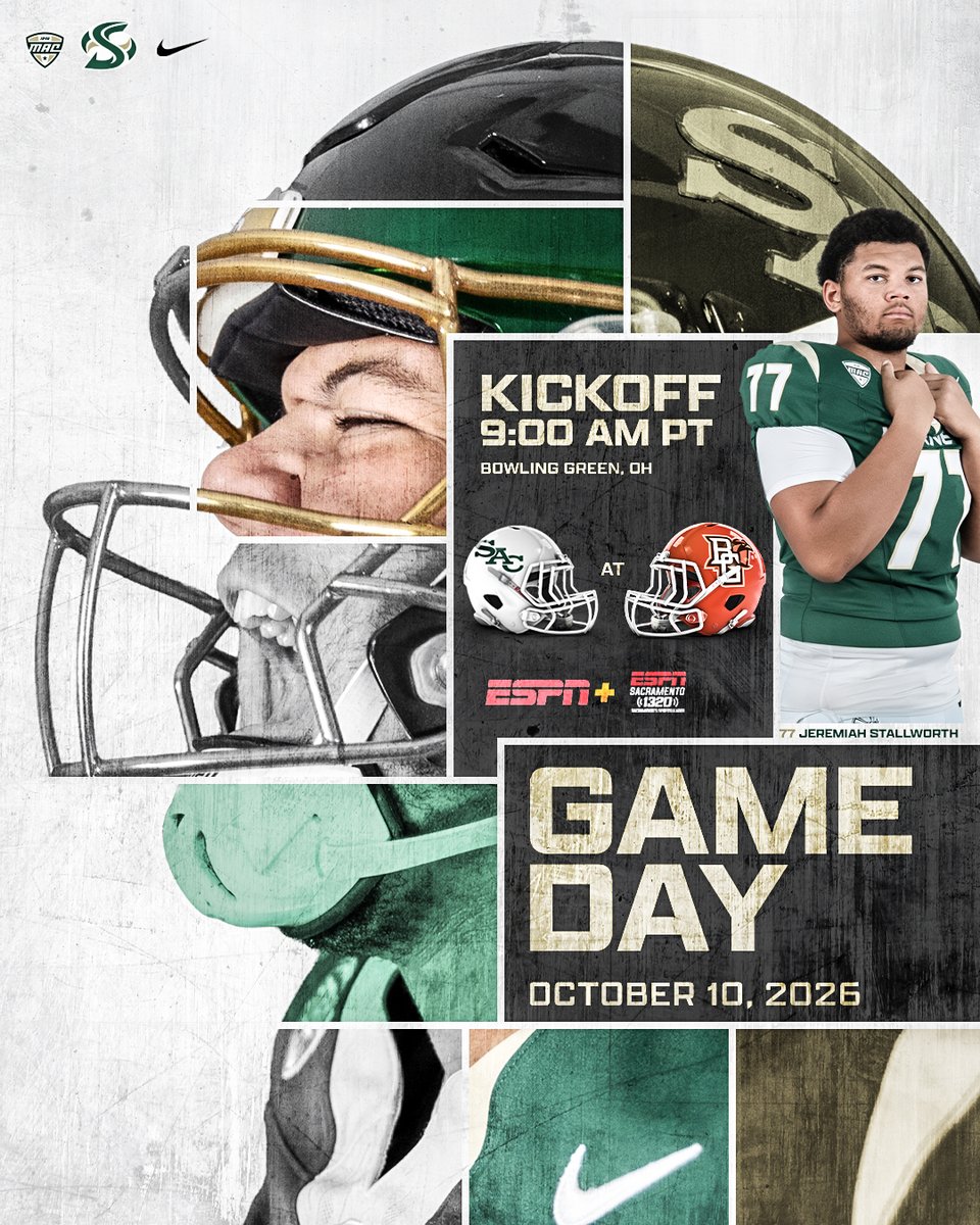 SacHornetsFB's tweet photo. 𝙂𝘼𝙈𝙀 𝘿𝘼𝙔 𝙄𝙎 𝙃𝙀𝙍𝙀❗️

#StingersUp | #GreenLine | #ZoTime https://t.co/VuR1mMrBCB