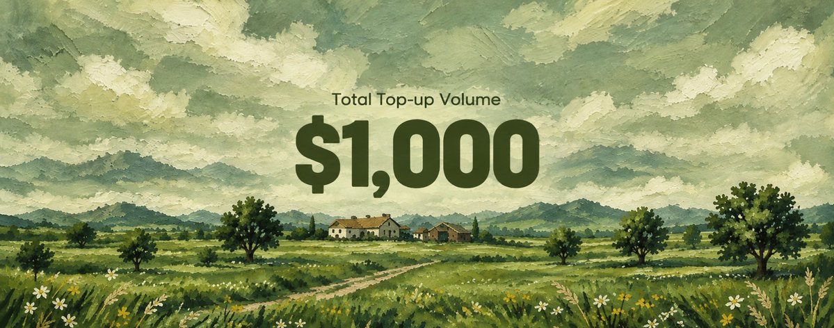tendrilhq's tweet photo. $1,000 in top-up volume.

A small milestone, but an important one.

Every top-up represents a builder, an AI agent, or an application interacting with decentralized compute infrastructure.

We're just getting started.

Onward. https://t.co/ylkI9Edd7r