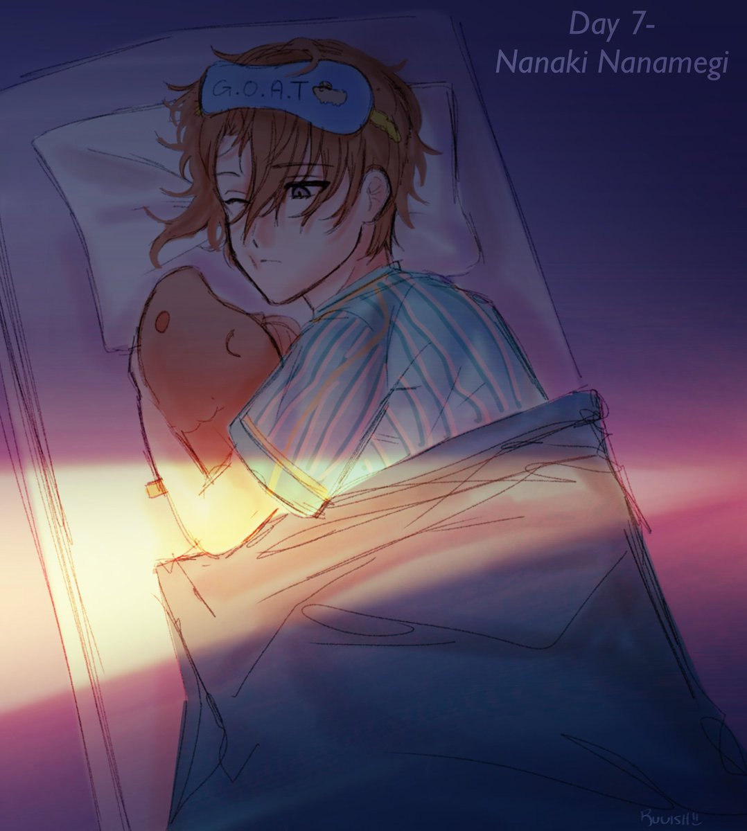 Rooishoo's tweet photo. Day 7- Nanaki! #eitoritober https://t.co/z2wkmuZ06r