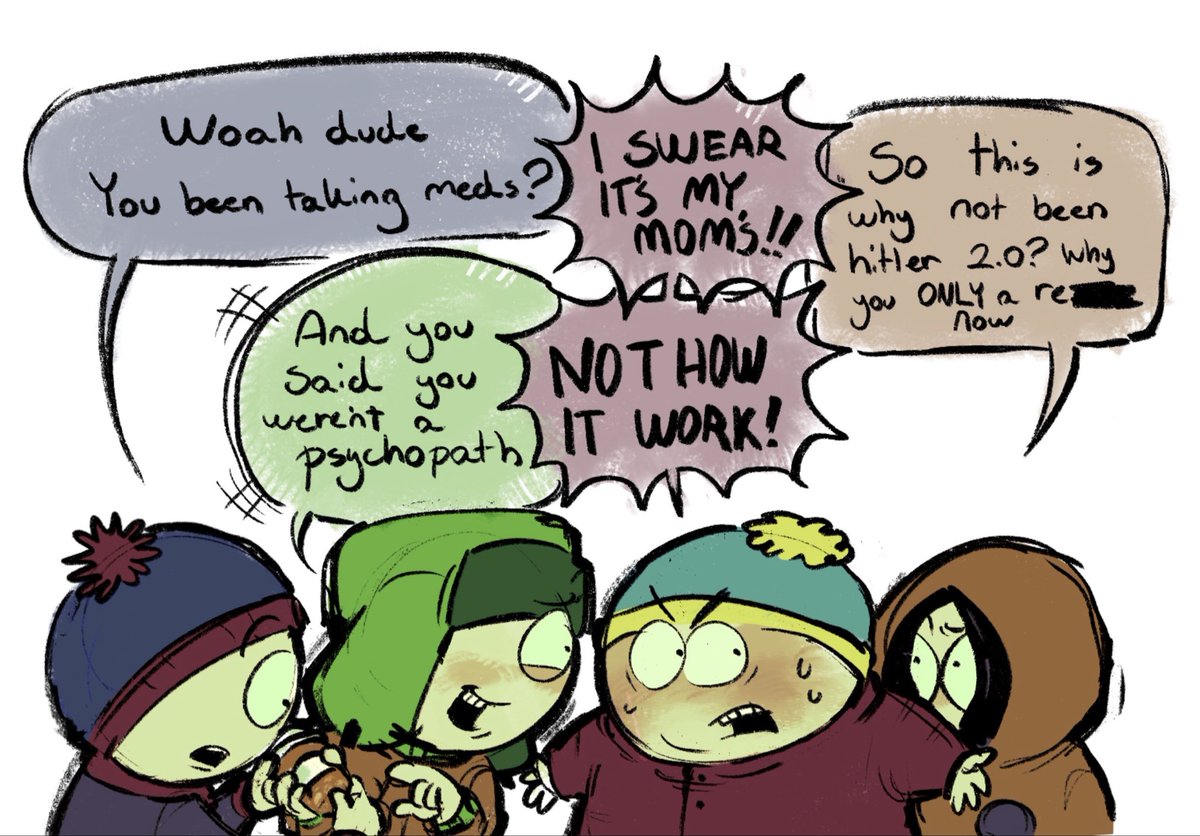 milkyvaniilla's tweet photo. This is from a friends hc so I have 0 explaintions to give #sptwt #southpark https://t.co/C4u8r0lHLI
