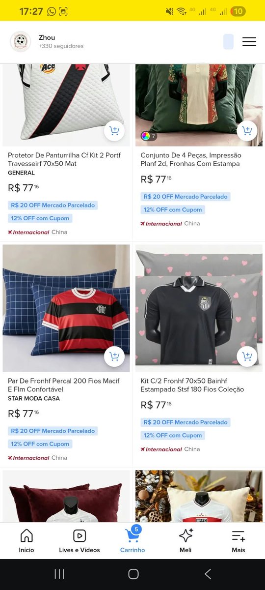 IndicaMLfutt's tweet photo. Muita gente ver esses anúncios de camisas tailandesas disfarçadas no mercado livre e fica com medo de comprar e ser golpe, mas fique tranquilo as camisas são perfeitas e a compra é garantida pelo mercado livre!

Agora imagina quem entrou na loja pra realmente comprar uma fronha e deu de cara com a loja do Zhou com mais de 1000 camisas tailandesas anunciadas como fronhas kkkkkkkkkkkkkkkkk
