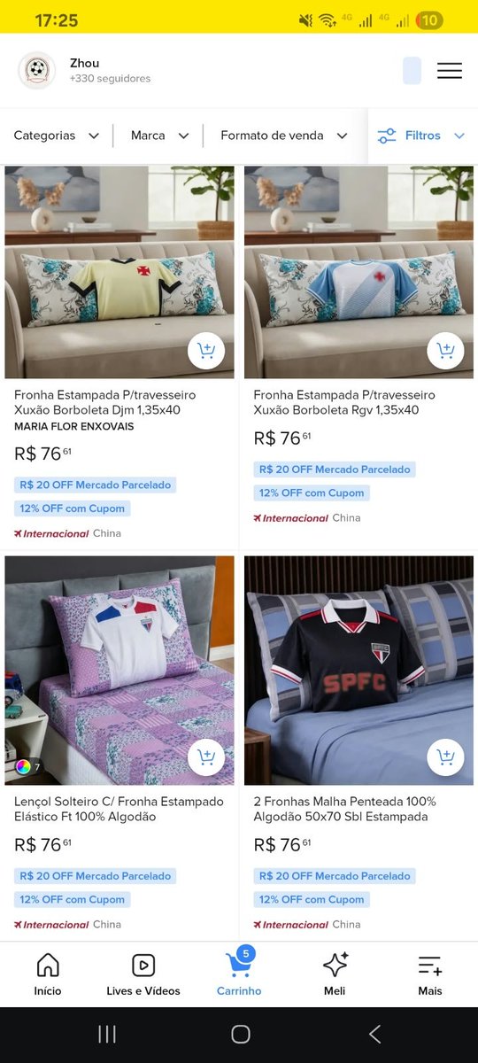 IndicaMLfutt's tweet photo. Muita gente ver esses anúncios de camisas tailandesas disfarçadas no mercado livre e fica com medo de comprar e ser golpe, mas fique tranquilo as camisas são perfeitas e a compra é garantida pelo mercado livre!

Agora imagina quem entrou na loja pra realmente comprar uma fronha e deu de cara com a loja do Zhou com mais de 1000 camisas tailandesas anunciadas como fronhas kkkkkkkkkkkkkkkkk