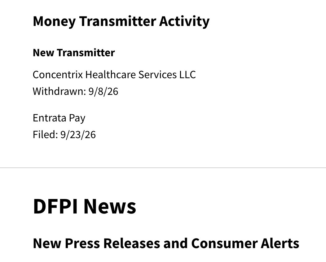 AdamAtlas's tweet photo. Congratulations new #Concentrix, a new #California #moneytransmitter!

https://t.co/mxJ5FxvQ99 https://t.co/UEfHp46EHh