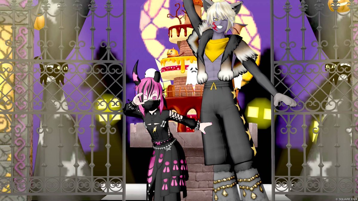 dqx_mao_mao's tweet photo. 🐾最近の夜遊び🐾

＃黒鴉_dqx

#カフェみらーじゅ

#club_shine https://t.co/P1UF98xskS