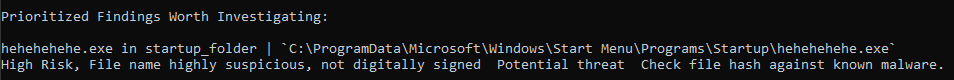 oscarxmt's tweet photo. 🧵(1/5) I wrote a Windows persistence scanner powered by a local LLM.

It checks for usual hiding spots, then a local LLM of our choice turns the raw json into a summary.

The github repo: https://t.co/vdkN7dDSam

#CyberSecurity #AI #Malware #Persistence