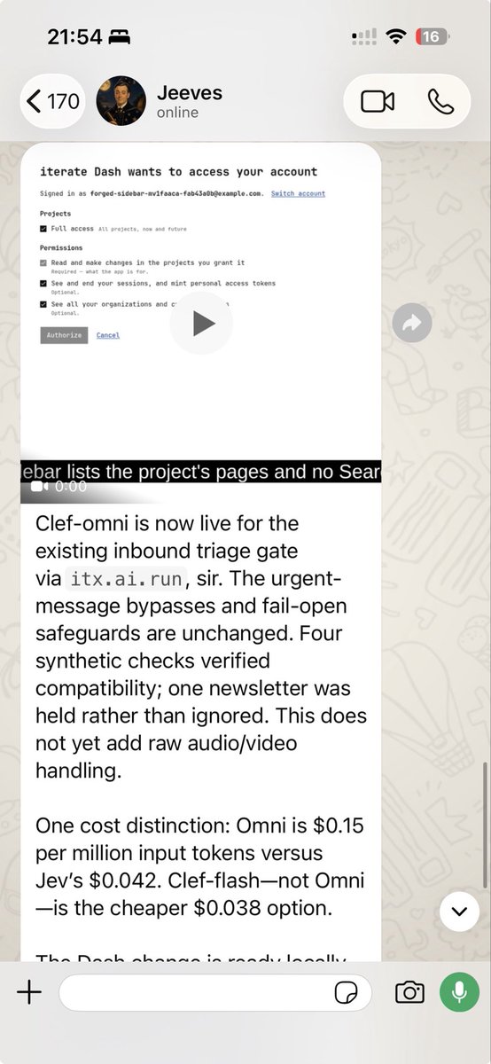 jonas's tweet photo. Good man Jeeves updated himself and even made me a video https://t.co/FOSMEqRvcK