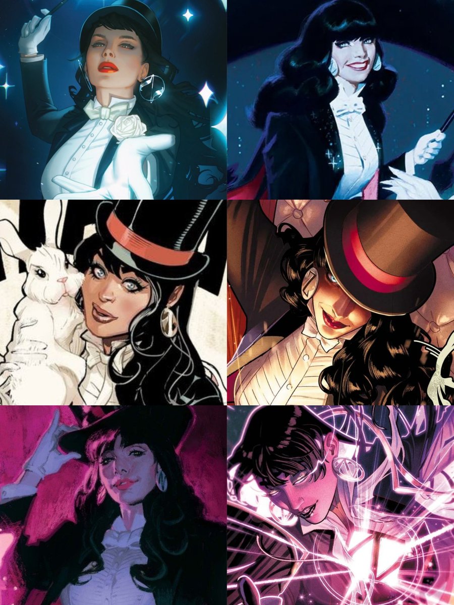 browneyedsirena's tweet photo. i love that artists have been drawing zatanna with her "z" jewelry 🫶 https://t.co/b6VHHjP1L4